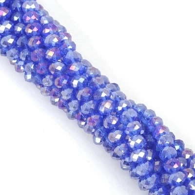 Medium blue AB 4 6 8 мм чешские плоские круглые хрустальные шарики аксессуары для изготовления ювелирных изделий колодки односторонние аксессуары DIY аксессуары - Цвет: Medium blue AB