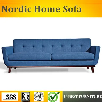 

U-BEST Home furniture fabric design 3 Seaters sofa recliner couch modern European style