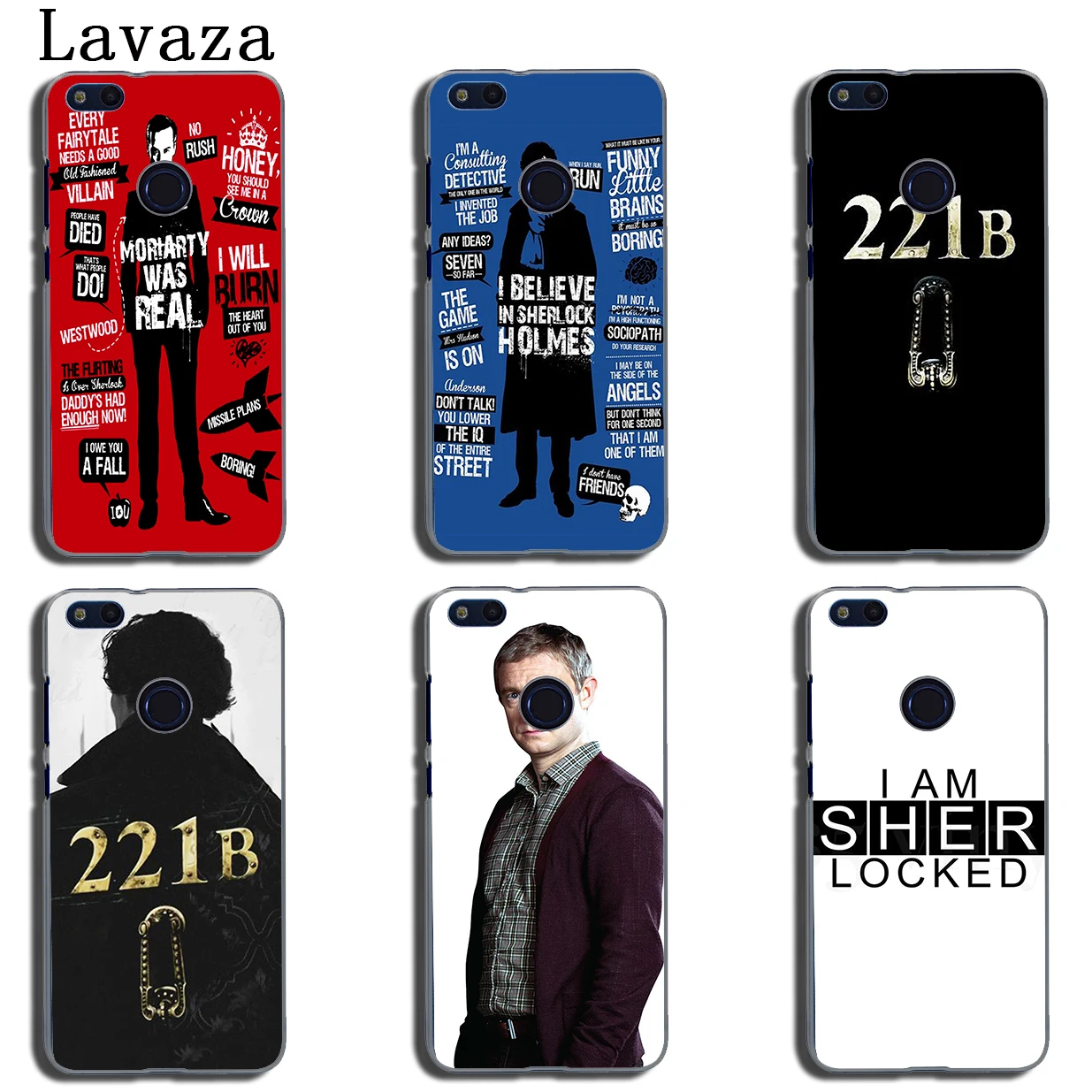Чехол для телефона Lavaza 221B Sherlock Holmes Huawei Y9 Y7 Prime 2019 2018 Honor 20 8A 8X 8 9 9X 10 Lite 7C 7X 6A 7A