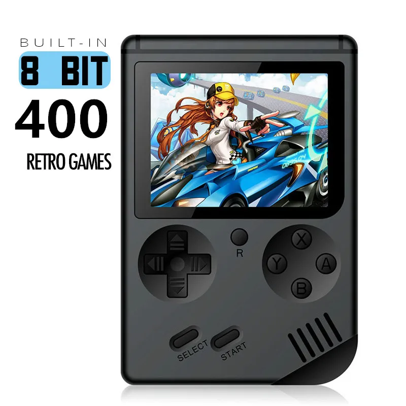 

Rechargeable Mini Retro Portable Handheld Game Console 8 Bit 3.0 inch LCD Color Video Game Player Built in Lithium Battery