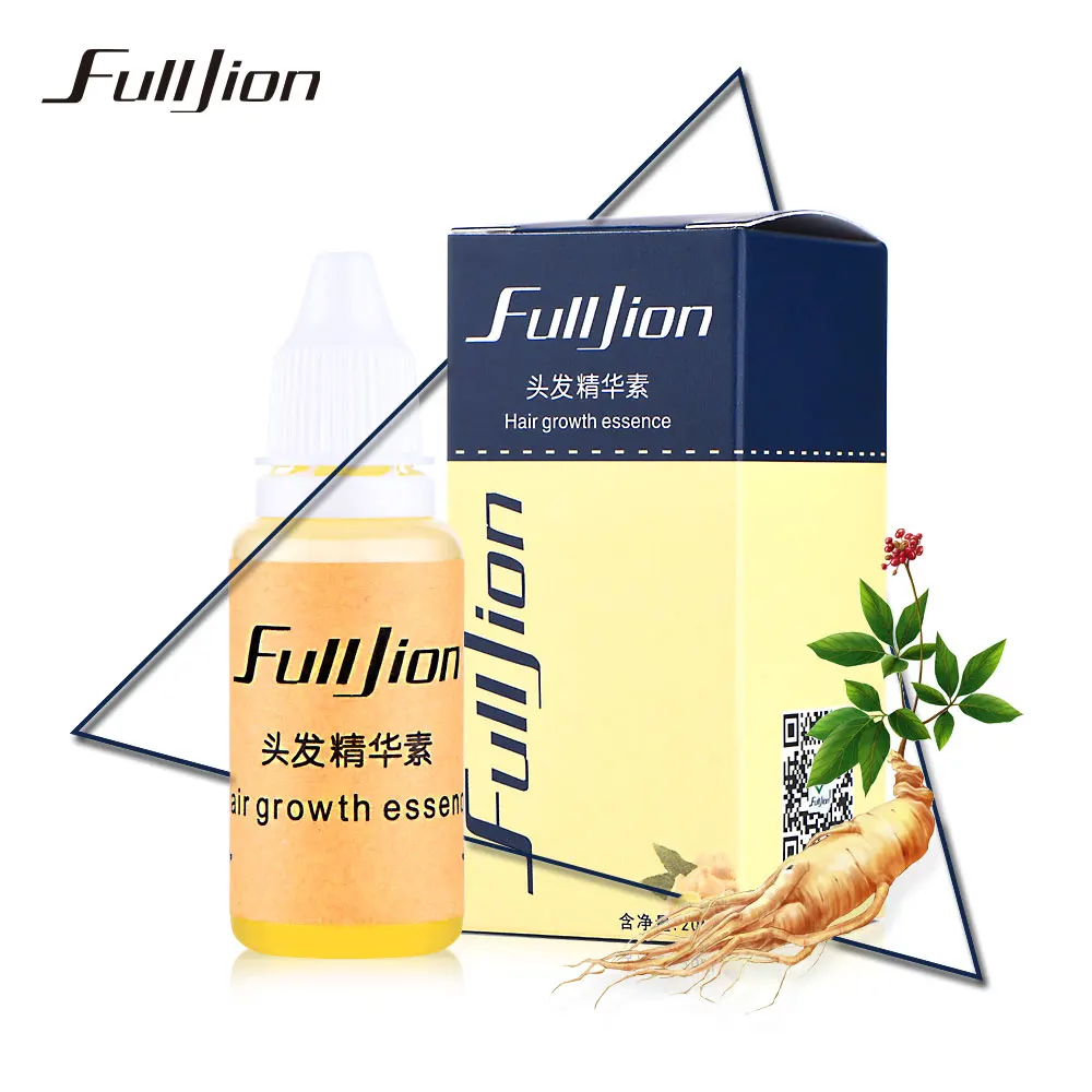 

Fulljion Hair Growth Ginger Essence Hair Loss Liquid 20ml dense hair fast sunburst hair growth grow Restoration pilatory