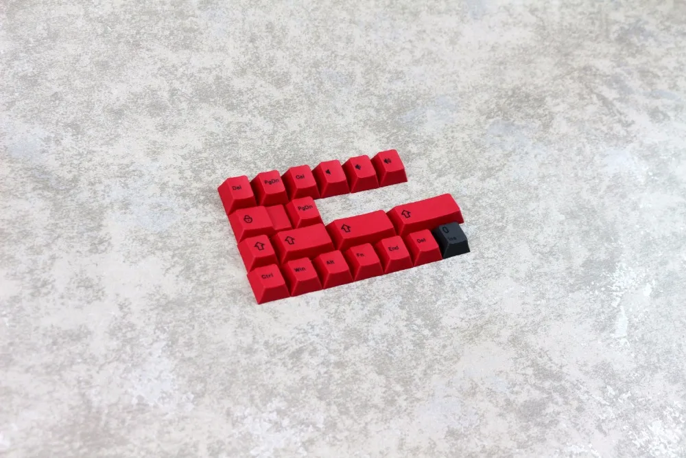 MP 123 клавиши краска сублимация PBT черный и красный цвет вишневый профиль для