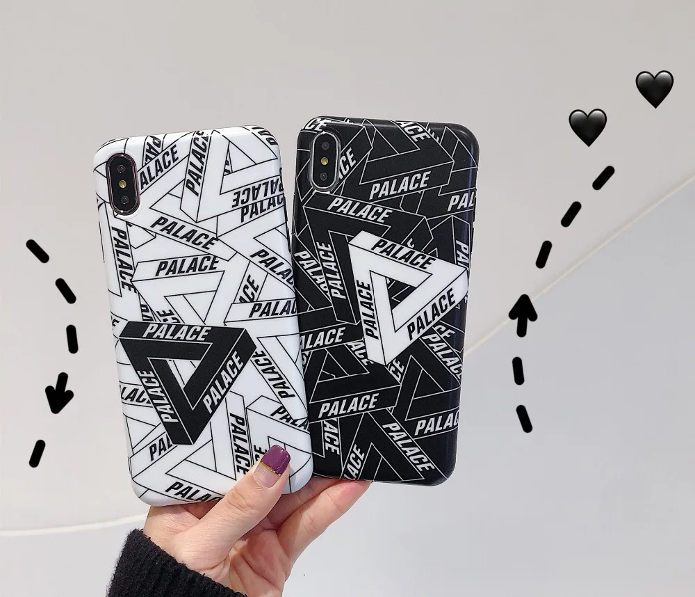 

Popular Palace matte Soft Silicone Phone case for iphone 6 S plus 7 7plus 8 8plus X XS XR MAX Business Phone Cover fashion