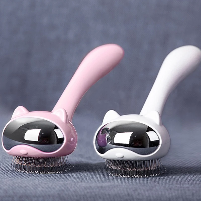 

Professional Cat Comb Hair Deshedding Furmins Grooming Pet Space Comb For Cats Dog Grooming Brush Tool Hair Removal Cleaning