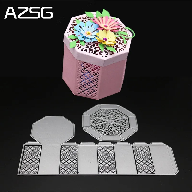 

AZSG Wedding Sugar Box Metal Cutting Dies for DIY Scrapbooking Photo Album Decoretive DIY Paper Card Embossing Stencial