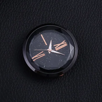 

Car Clock Mini Glass Cover Stick-On Clock for Car Boat Bike Car Styling
