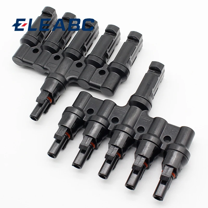 

1Pairs x 5T Connector male and female, 5 Branch Solar Panel Connector used for Solar module parallel connection IP67