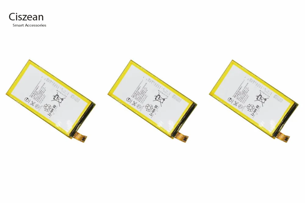 Ciszean 3 шт./лот 2600 мА/ч, LIS1561ERPC Замена Батарея для Z3c Z3 мини Z3 компактный M55W D5833 D5803 SO-02G+ код для отслеживания отправления