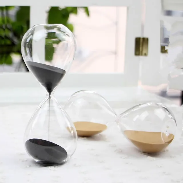 Sablier En Verre De Sable 5 Minutes, Compte À Rebours, Minuterie, Horloge  En Verre, Cadeau Créatif, Décoration De Maison, Couleur Aléatoire - Sabliers  - AliExpress