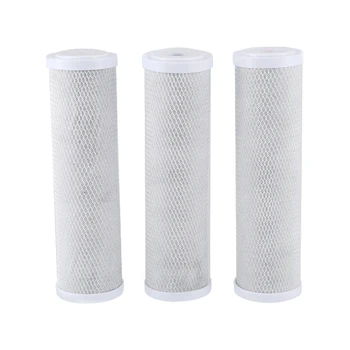 

3PCS universal 10 inch household water purifier carbon block filter replace CTO water purifier filter drop Shipping