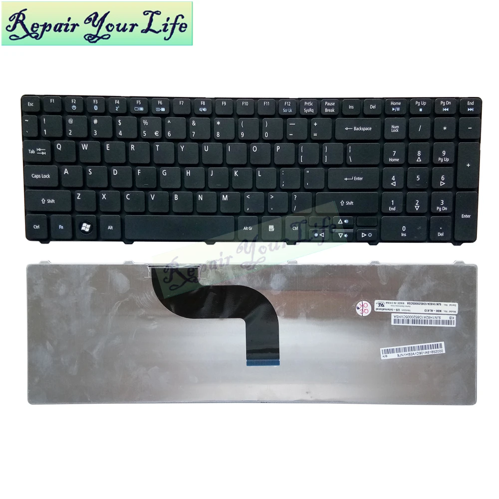 Клавиатура для ноутбука ACER Aspire 7331 7535 7735 7736 7738 7551 7552 7741 7745 7751|Клавиатуры замены| |