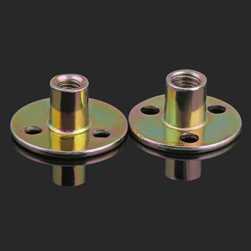 Железные гайки 2PCS M8 M10 мебель запорные с тремя отверстиями|nut nut|m10 nutnut m10 |