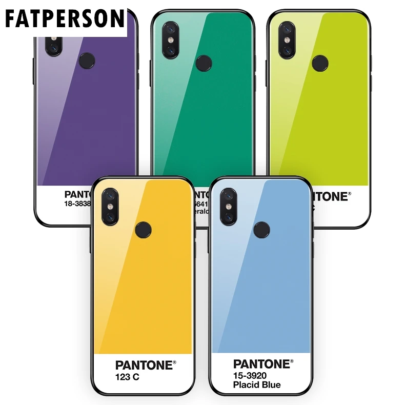 

Newest Pantone For Xiaomi5 5S 5Splus 6 6x 8 8lite 8se MIX2 2s 3 Colour Tempered glass For Redmi 5 7 5plus Note5 Note7 phone case