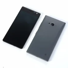 Для Nokia Lumia 730 735 ЖК-дисплей с сенсорным экраном дигитайзер(ЖК+ рамка+ nfc Беспроводное зарядное устройство задняя крышка