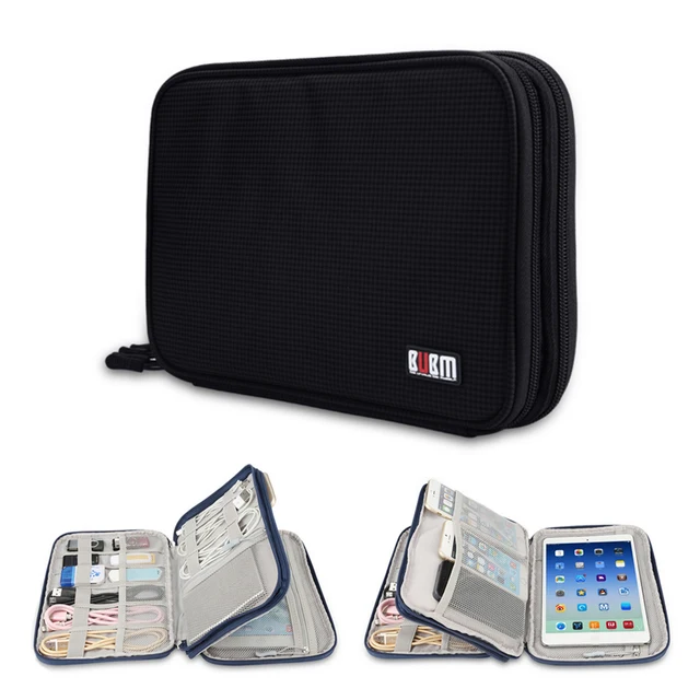 Waterproof Portable Travel USB Wires Storage Bag Phone Charger Case