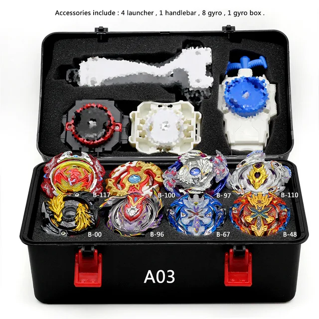 Beyblade Burst Box B122 игрушки Арена Bey Blade без пускового устройства Bayblade Bable Drain Fafnir Phoenix Blayblade