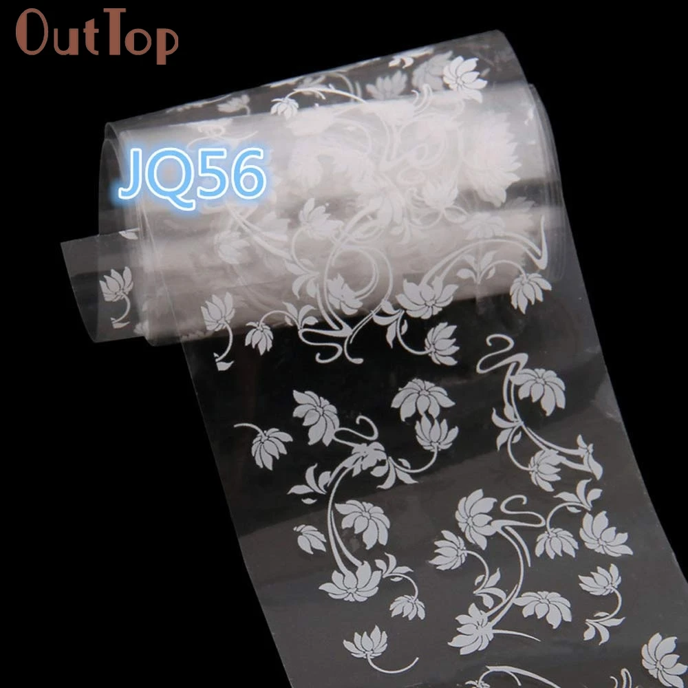 

1 bottle Nail Art Transfer Foils Nail Sticker Tip Decal Decoration Design DIY Butterfly Plum Flower Manicure Tools