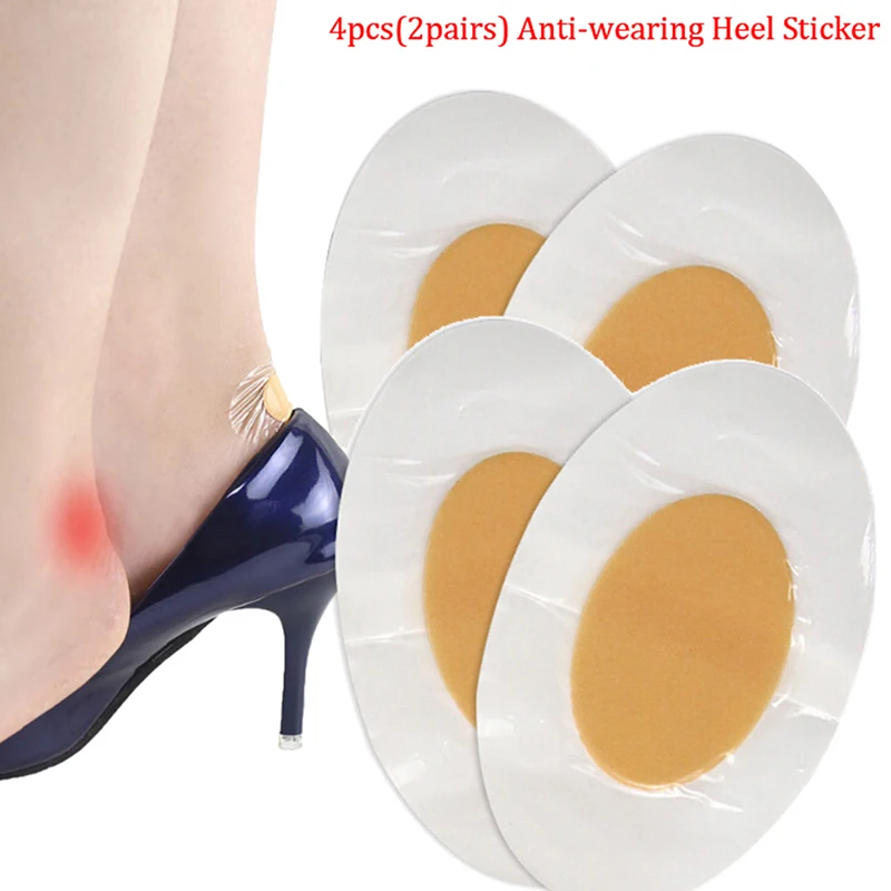 2 Pair Adhesive Hydrocolloid Gel Blister Plaster Anti-wearing Heel Sticker Pedicure Patch Gel Soft Heel Shoes Sticker New