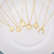 Silvology 925 пробы Серебряное ожерелье с монетой клоуном и фигуркой Луны улучшенная версия модное женское ожерелье 925 Серебряное ювелирное изделие