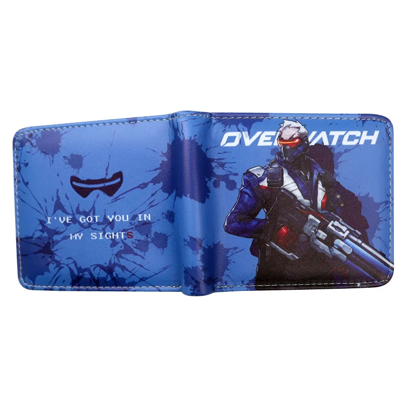 Новый тематический мужской кошелек Overwatch Быстрая отправка геймер с карманом для