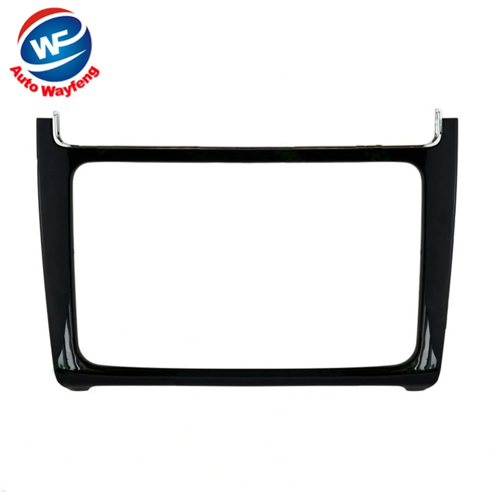 2 DIN Piano black Car refitting DVD frame DVD panel Dash Kit Fascia Radio Frame Audio
