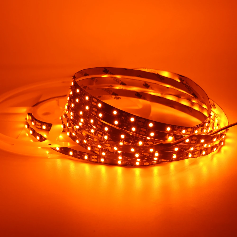 12 В постоянного тока SMD 5050 3528 светодиодная полоса освещения оранжевый нм