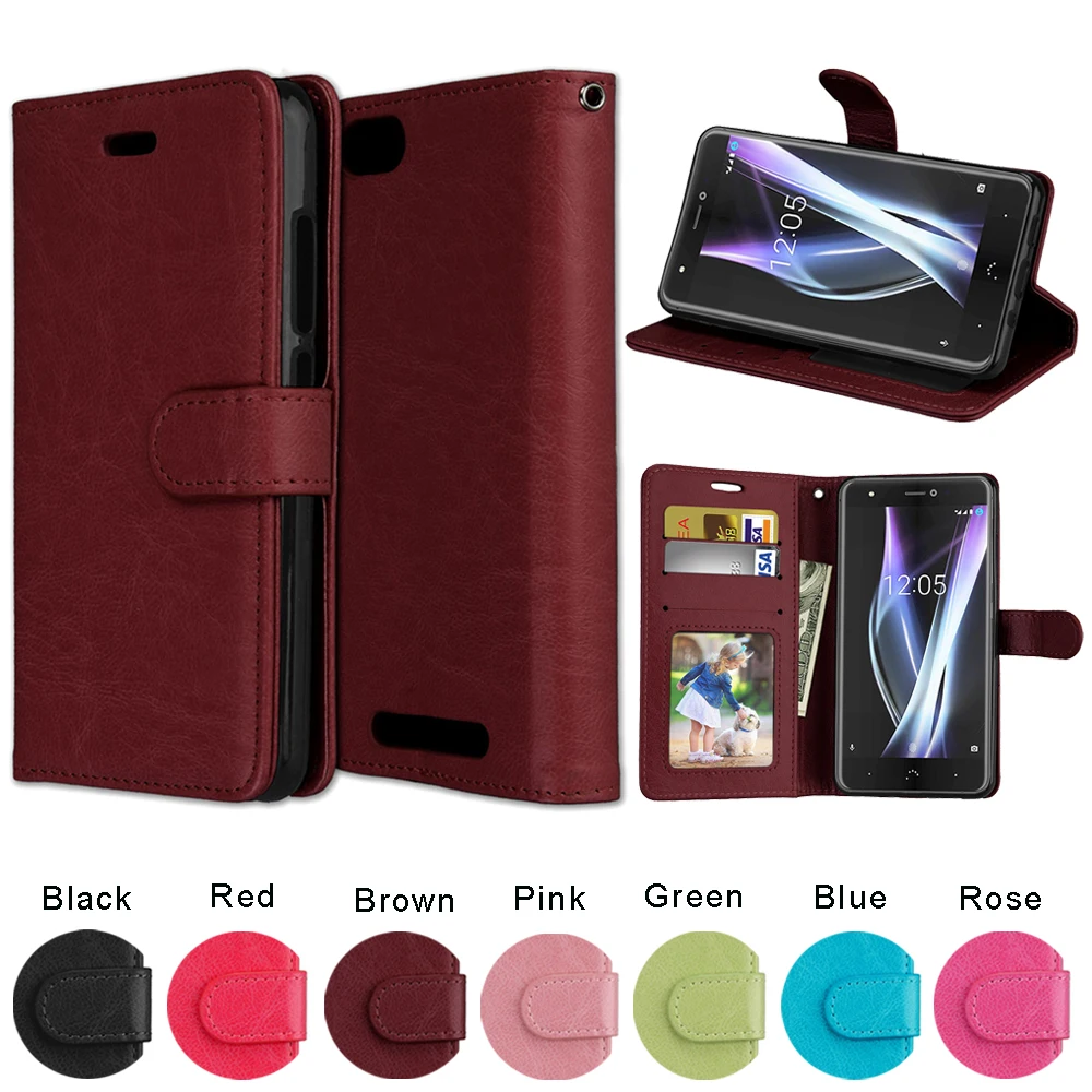 Кожаный чехол книжка для BQ Strike BQS 5020 BQS5020 S5020 накладка Coque|Чехлы-портмоне| |