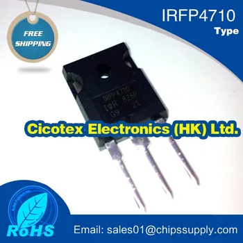 

5pcs/lot IRFP4710 npn 100v 72a MOSFET N-CH 100V 72A TO-247AC