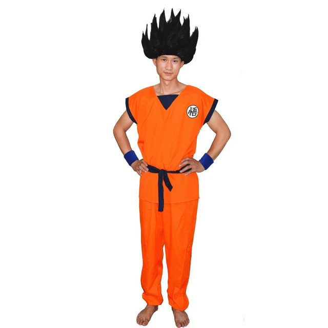 Adult Men's Cosplay Outfits Orange Dragon Ball Cosplay Z Party Birthday