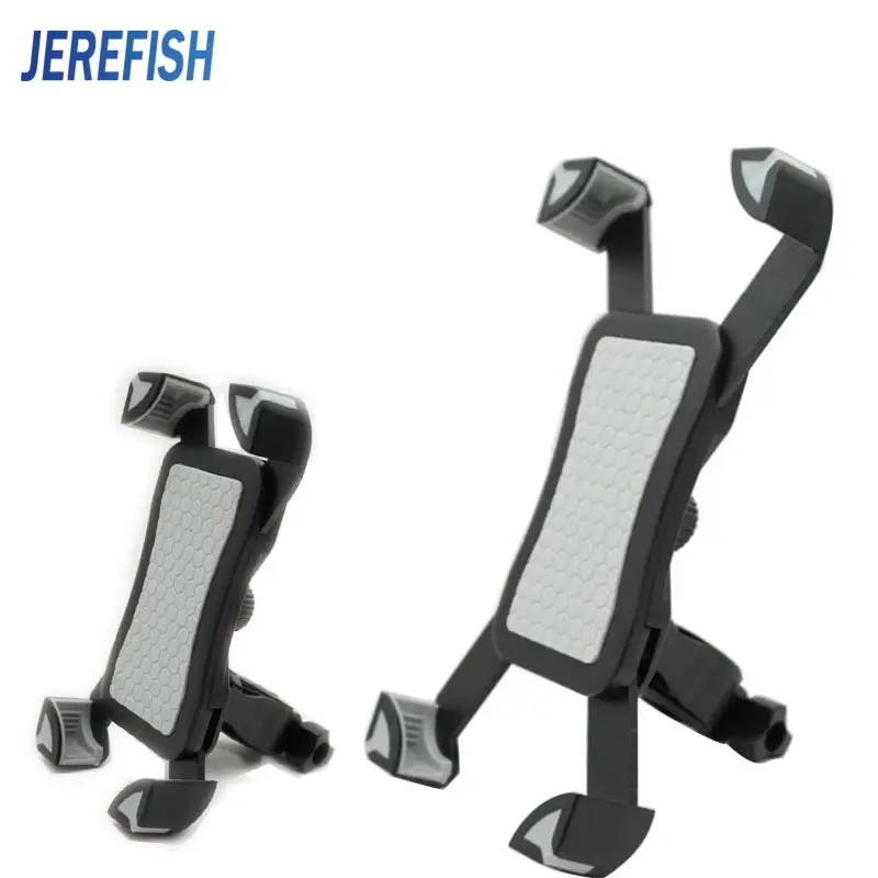 JEREFISH Non-slip Universal 360 Rotating Bicycle Bike Phone Holder Handlebar Clip Stand Mount Brack
