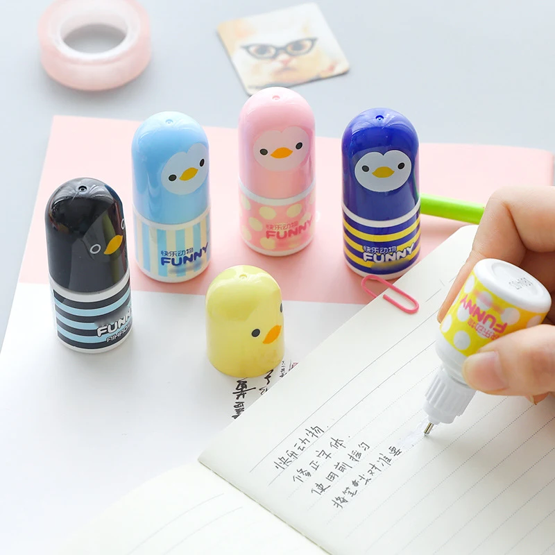 1 шт. пластиковая корректирующая жидкая Корректирующая лента Kawaii креативная