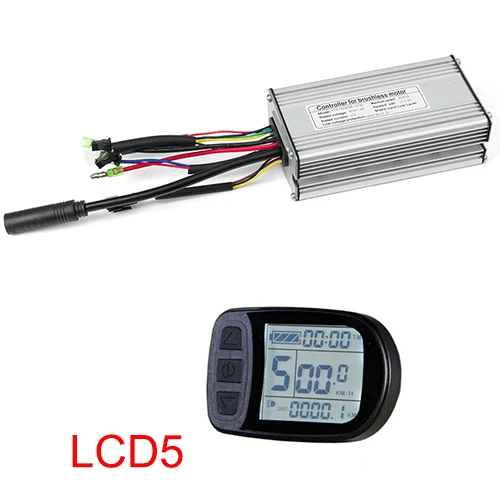15A 250W-350W LCD5 Контроллер для электрического велосипеда, 36 В, 48 В, 350 W/500 W/750 W/1000 W/1500 W бесколлекторный мотор контроллер электрический самокат с KT LCD3 Дисплей - Цвет: 15A 250W-350W LCD5