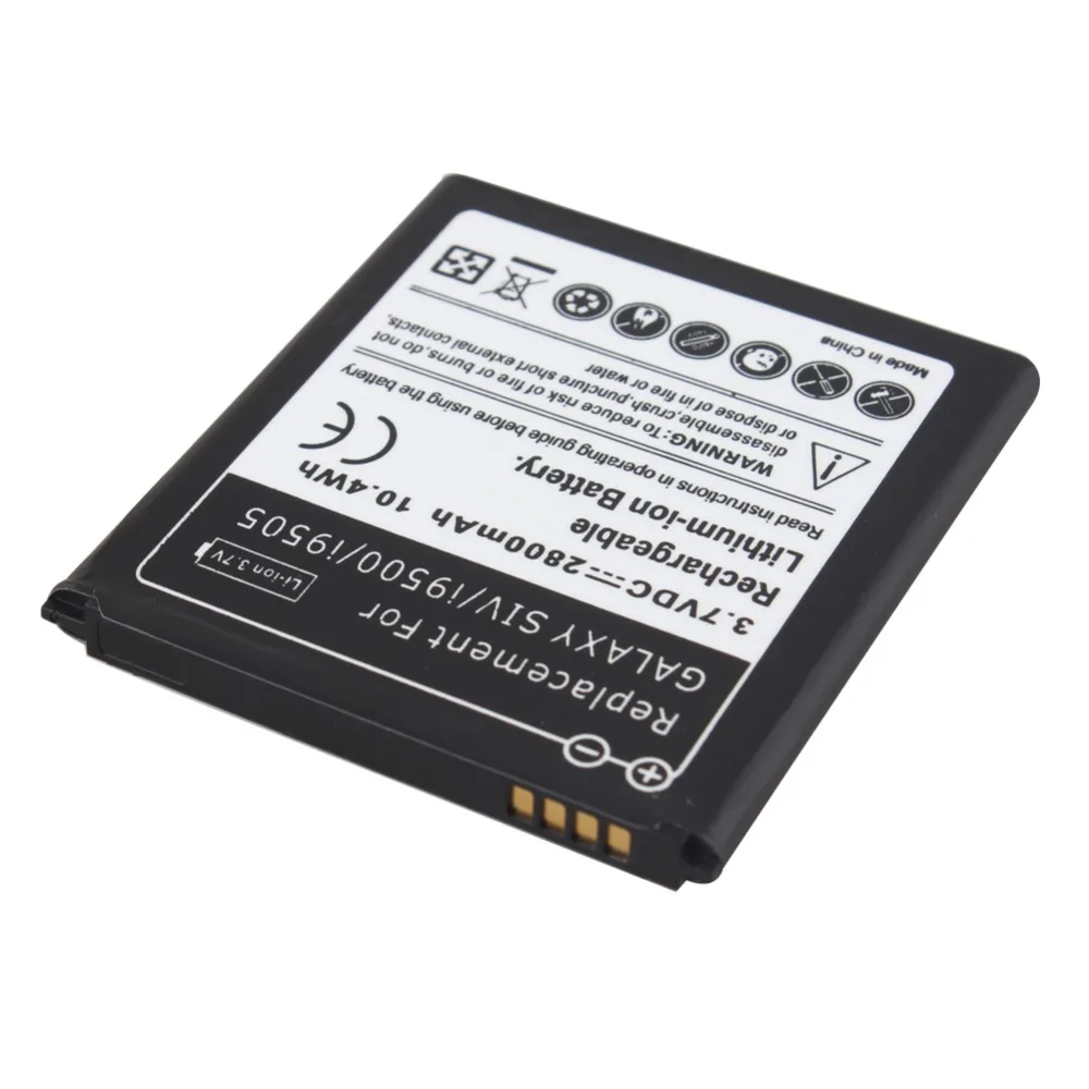 Для Samsung S4 I9500 аккумулятор 2800 мАч Сменные Аккумуляторы для телефонов + USB зарядное