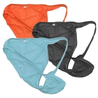 Gay Men's Underwear Pouch Bikini Bulge Low Rise Moderate Back Soft Gay Underwear Penis Jockstrap Men Briefs 1