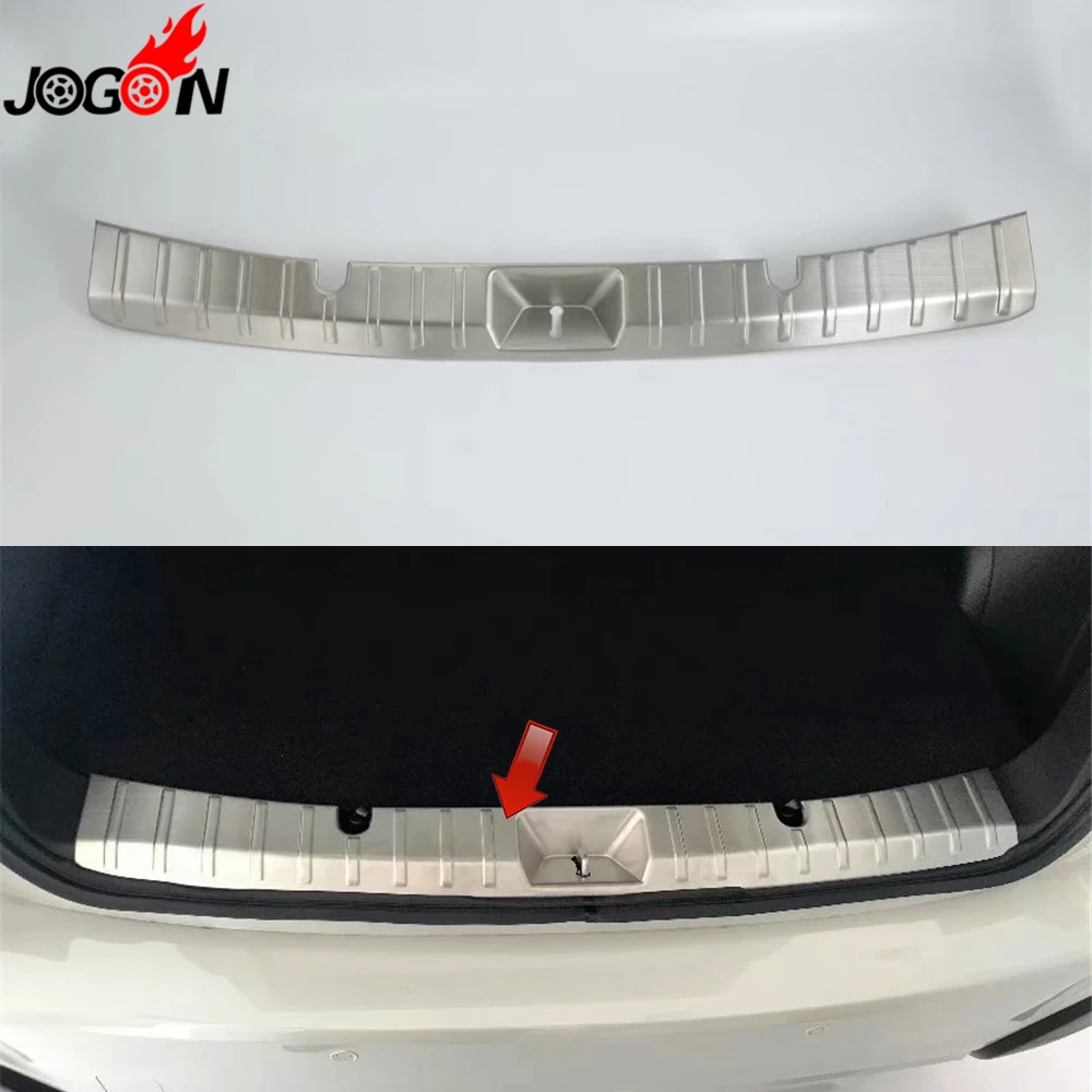 

For Subaru XV 2018 2019 Hatchback Car Styling Interior Trunk Rear Bumper Protector Scuff Sill Plate Cover Trim Stainless Steel