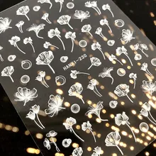 Серия HANYI, HANYI-230-62-158-161-182, цветочный дизайн, классная стикеры 3D на ногти nail Art, наклейка, шаблон, сделай сам, инструмент для ногтей, украшения