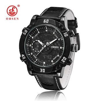 

Fashion OHSEN Sports Watches Military Digital Watch Men Man Waterproof LED Back Light Date Day Analog Quartz Wristwatch Relogio