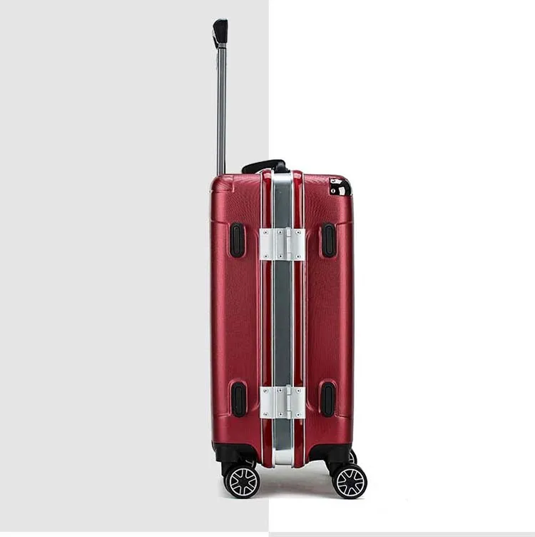 LeTrend Высокая емкость Скалка багажа Спиннер чемодан колеса 20 дюймов мужская деловая тележка для каюты алюминиевая рама дорожная сумка