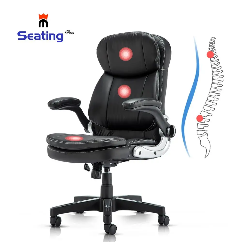 Seatingplus High Back Home Office Chair Leather Computer Desk