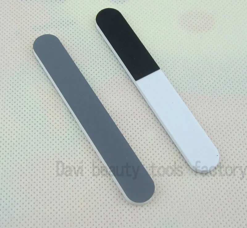 

FREE SHIPPING 1000pcs/lot 8.5cm 3 way mini buffer file for nail art black white grey color emery file