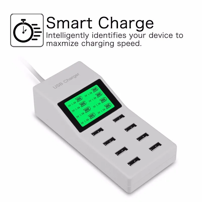 US-EU-UK-Multi-8-Usb-Ports-Charger-with-Lcd-Screen-Dc-Voltmeter-Smart-Wall-Charger-for-Yotaphone-2-Doogee-X5-S6-18650-Cell-Phone (5)