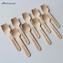 100 индивидуальное имя десертная ложка Мороженое Ложки на заказ шрифт текст вечерние партия декор свадебный подарок 9,5 см