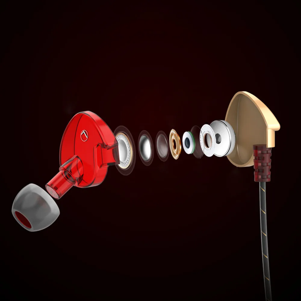 Kinganda новинка 2019 спортивные наушники HIFI QKZ CK7 для ушей стерео Спортивная гарнитура