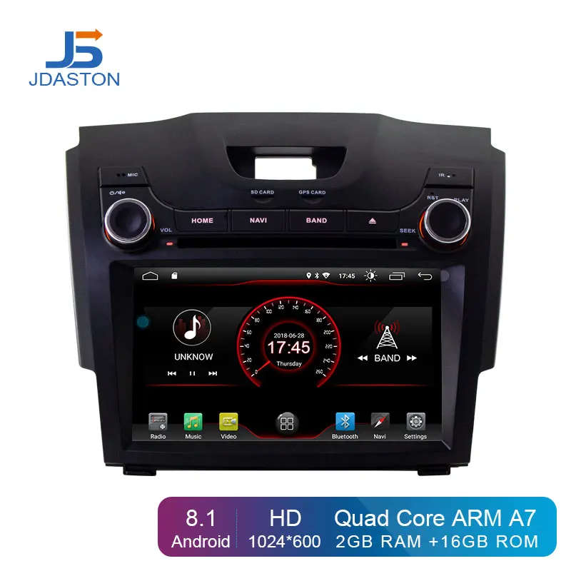 

JDASTON Android 9.1 Car DVD Player For Chevrolet Holden S10 TRAILBLAZER COLORADO ISUZU DMAX GPS Radio Audio Multimedia Stereo