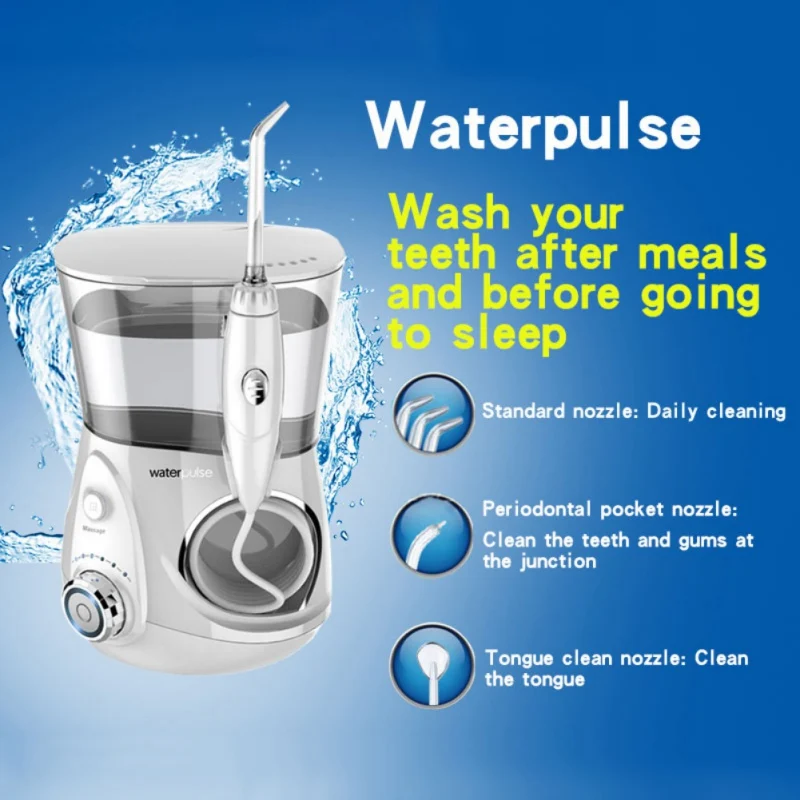 

Professional Oral Hygiene Toothbrush Teeth Clean Irrigator Electric Machine Dental Dental Teeth Care Tools US/EU/UK Plug 5456