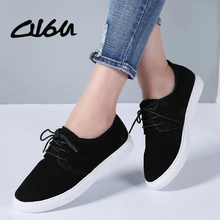 O16U/; весенние женские кроссовки; обувь на плоской подошве с кружевом; обувь на толстой мягкой подошве для старшей школы; женские замшевые мокасины; кожаная обувь; кроссовки; слипоны