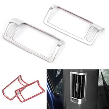 2x Argento Interior Air Vent Uscita Trim Copertura Per Volvo XC 2018 XC90 2015-2018