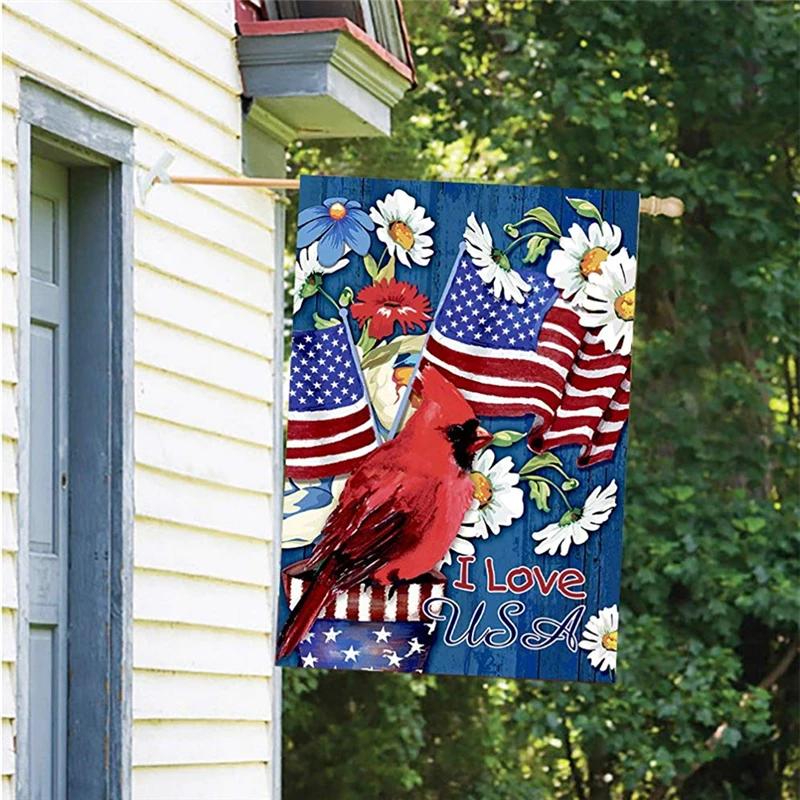 Morigins New Hot Sale Welcome Home Garden Flag Banner Double Sided