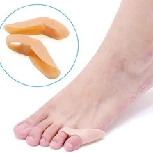 2 шт/комплект маленький гель для пальцев ног крой, подходит для ежедневного использования силиконовый разделитель для большого пальца накладка против мозолей, ухаживает за кожей стоп пальцы рук и ног приспособление для устранения деформации пальца на ноге