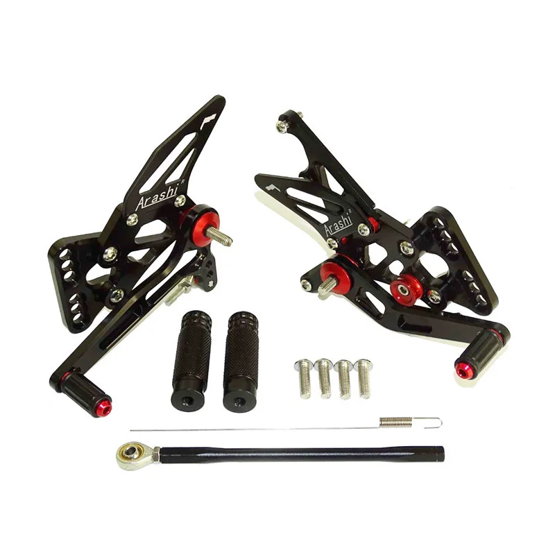 Rearsets SUZUKI GSXR1000 2005-2006 K5 (HF-4) Black B